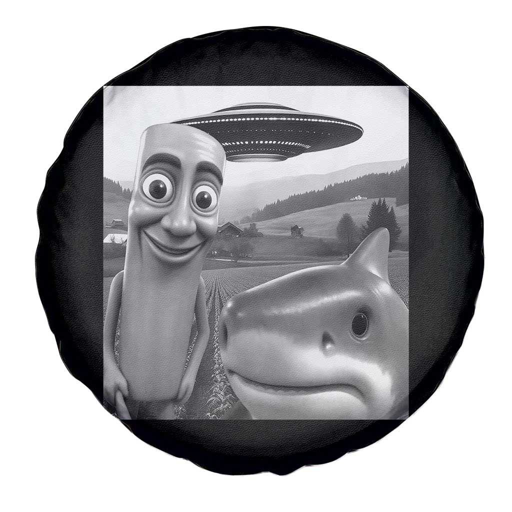 Funny Italian Brainrot Meme Spare Tire Cover Funny Tung Tung Tung Sahur Tralalero Tralala Selfie