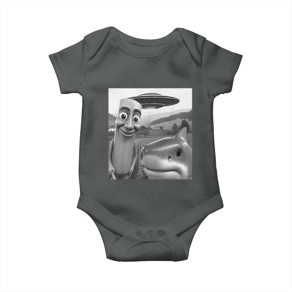 Funny Italian Brainrot Meme Baby Onesie Funny Tung Tung Tung Sahur Tralalero Tralala Selfie