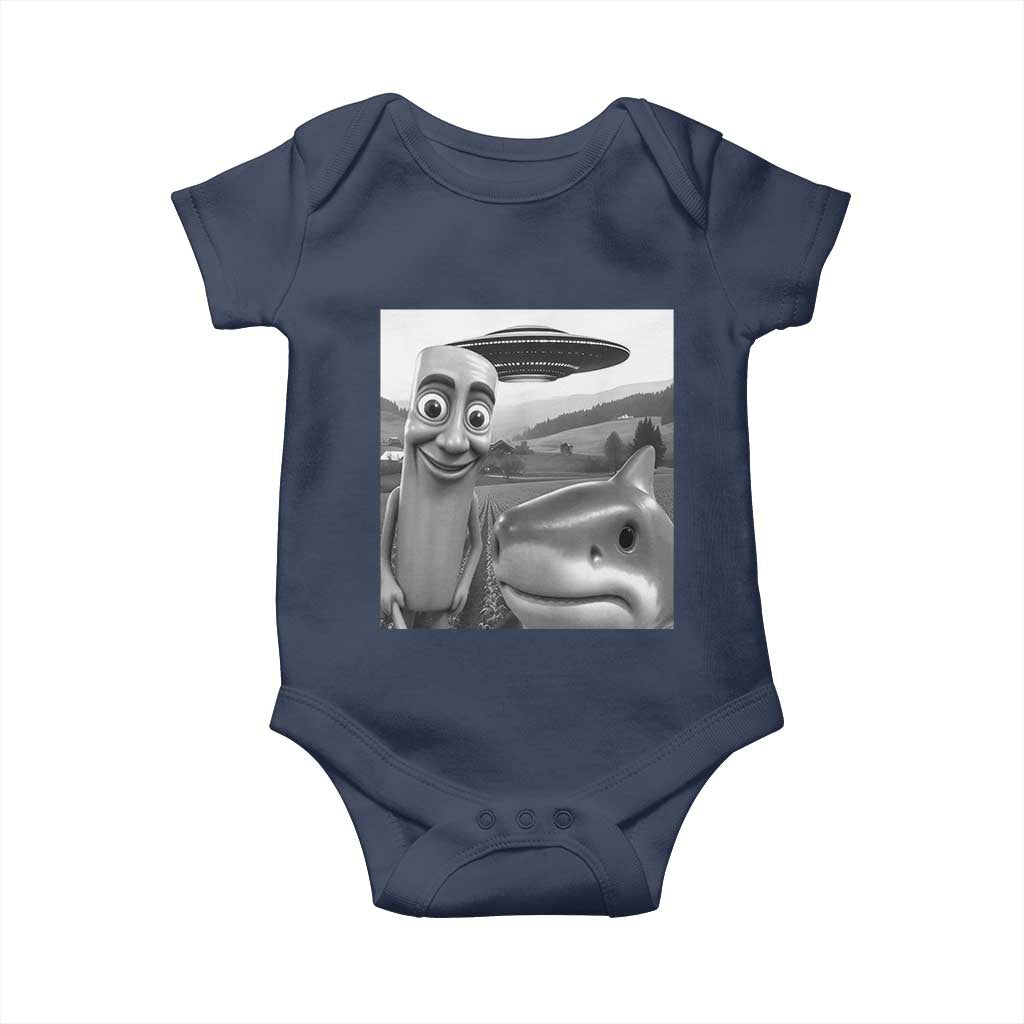 Funny Italian Brainrot Meme Baby Onesie Funny Tung Tung Tung Sahur Tralalero Tralala Selfie