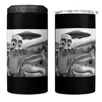 Funny Italian Brainrot Meme 4 in 1 Can Cooler Tumbler Funny Tung Tung Tung Sahur Tralalero Tralala Selfie