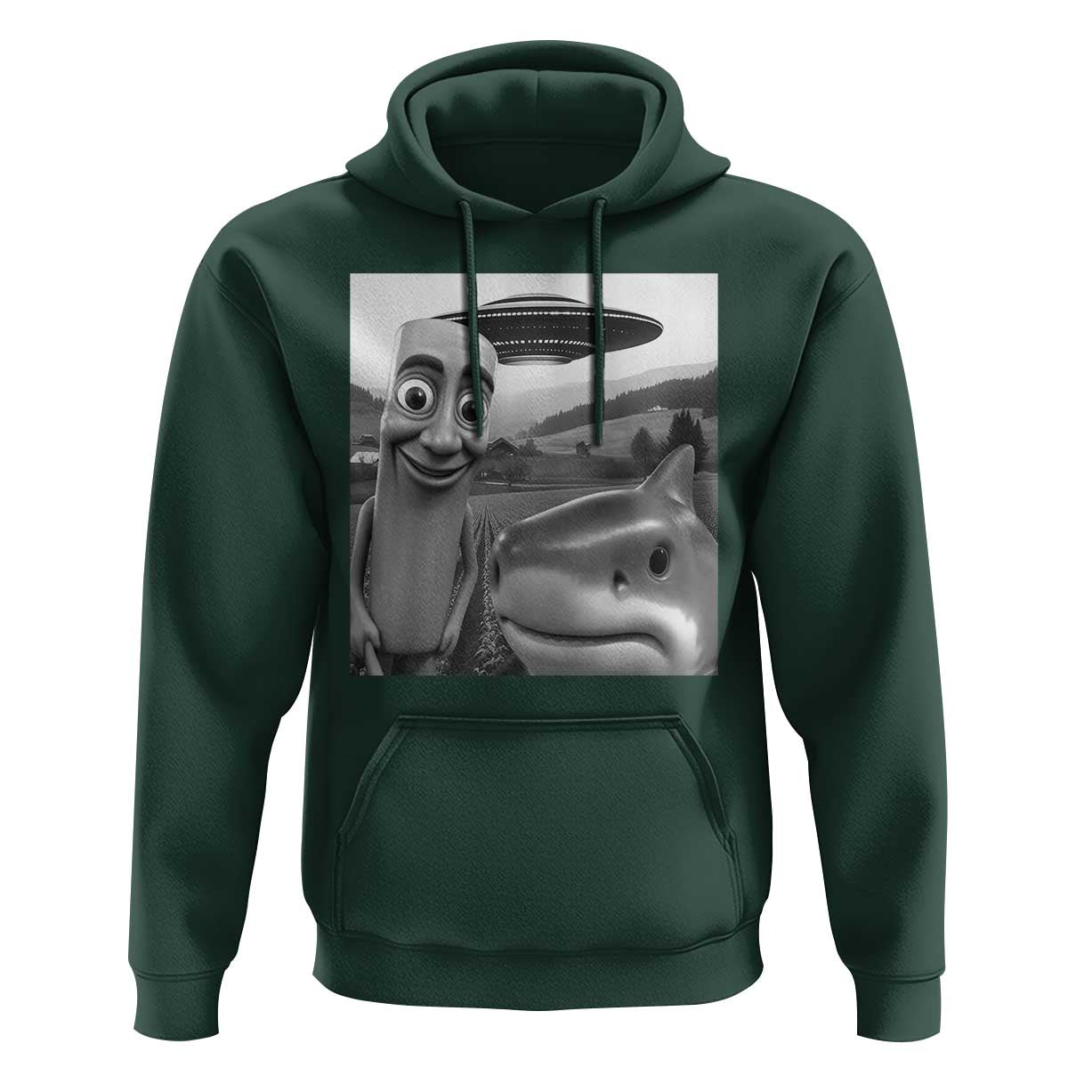 Funny Italian Brainrot Meme Hoodie Funny Tung Tung Tung Sahur Tralalero Tralala Selfie