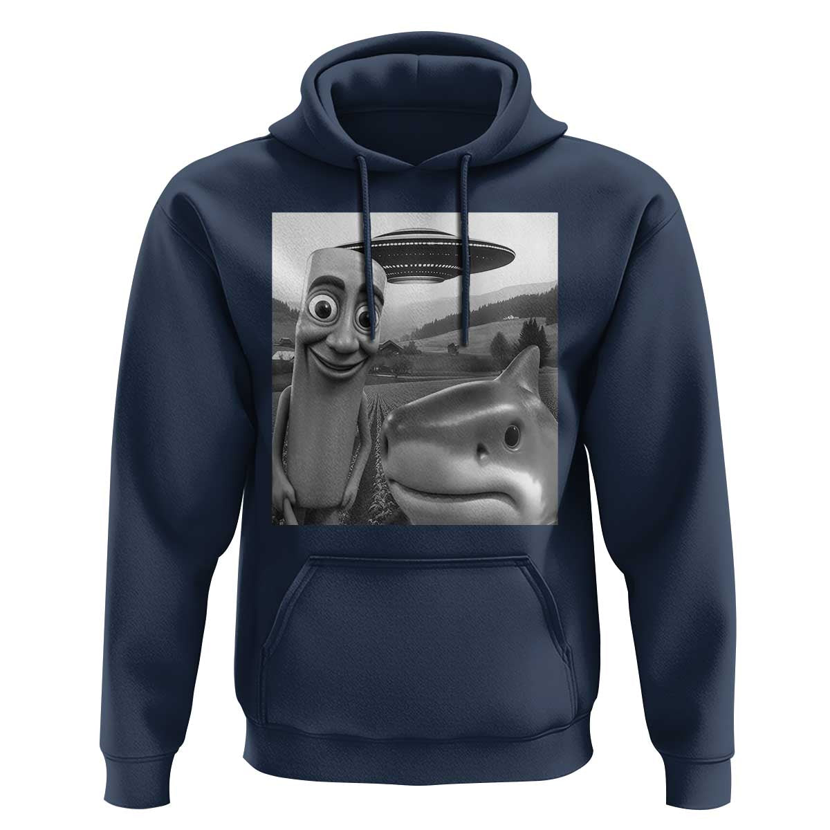 Funny Italian Brainrot Meme Hoodie Funny Tung Tung Tung Sahur Tralalero Tralala Selfie