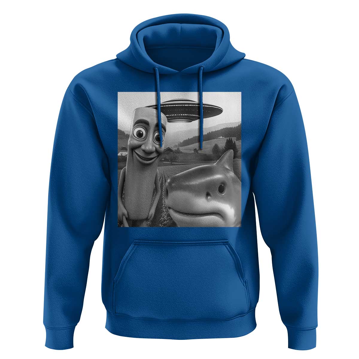 Funny Italian Brainrot Meme Hoodie Funny Tung Tung Tung Sahur Tralalero Tralala Selfie