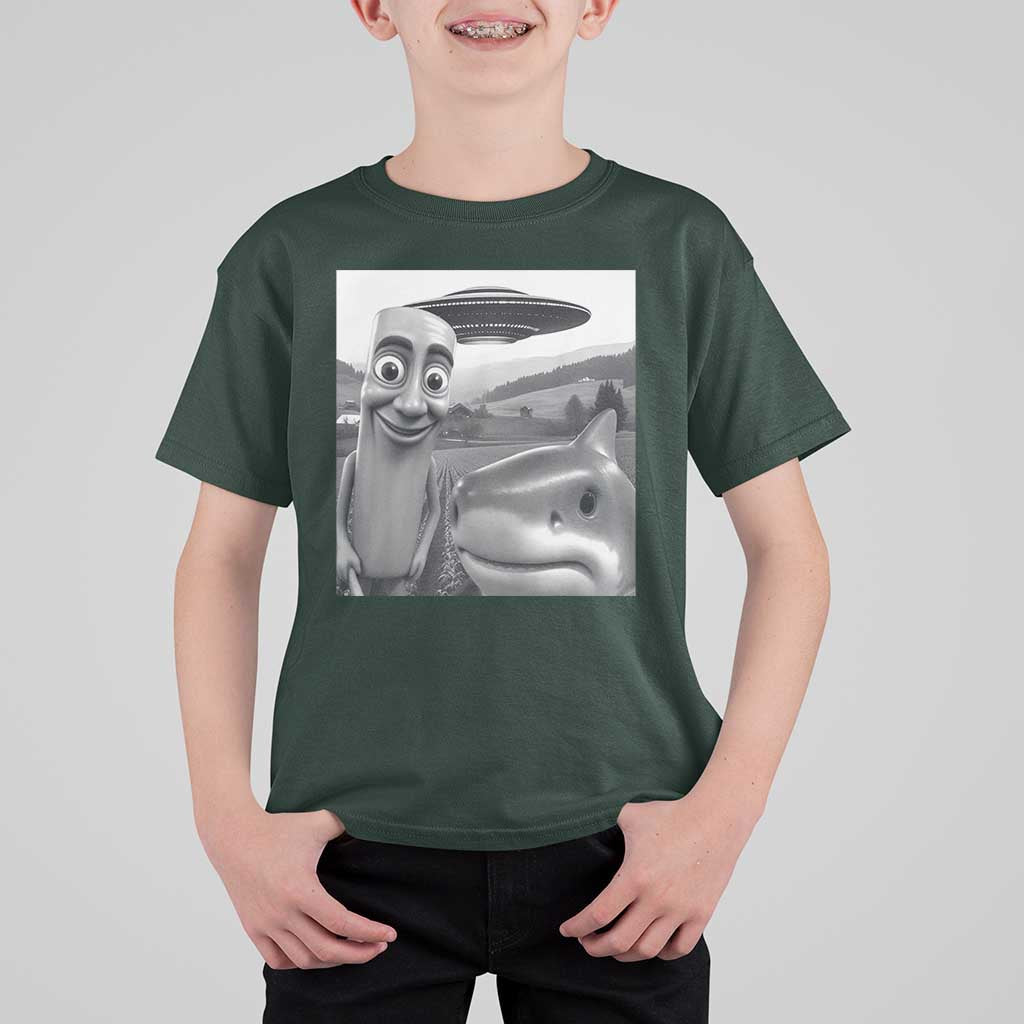 Funny Italian Brainrot Meme T Shirt For Kid Funny Tung Tung Tung Sahur Tralalero Tralala Selfie