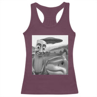 Funny Italian Brainrot Meme Racerback Tank Top Funny Tung Tung Tung Sahur Tralalero Tralala Selfie