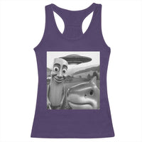 Funny Italian Brainrot Meme Racerback Tank Top Funny Tung Tung Tung Sahur Tralalero Tralala Selfie