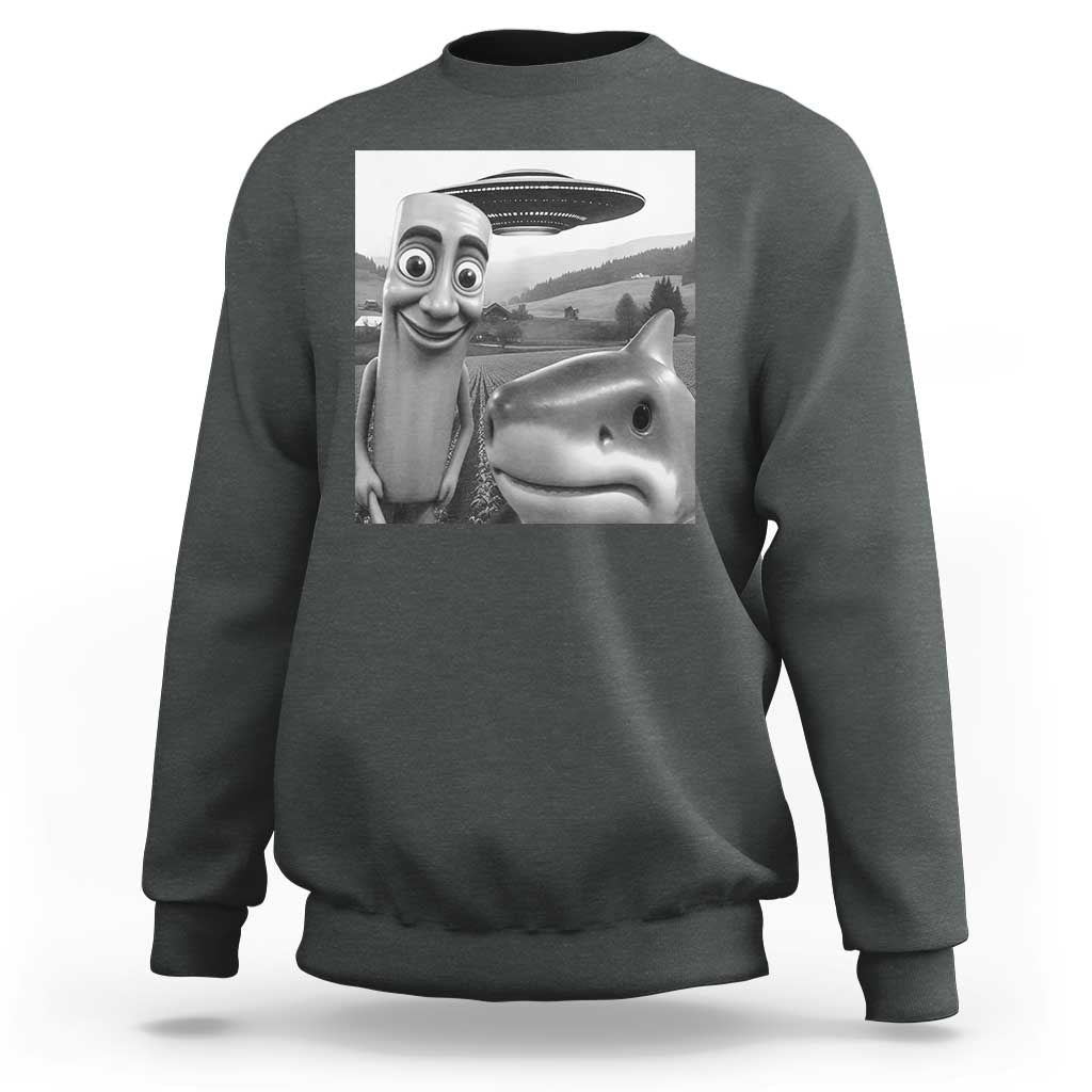 Funny Italian Brainrot Meme Sweatshirt Funny Tung Tung Tung Sahur Tralalero Tralala Selfie