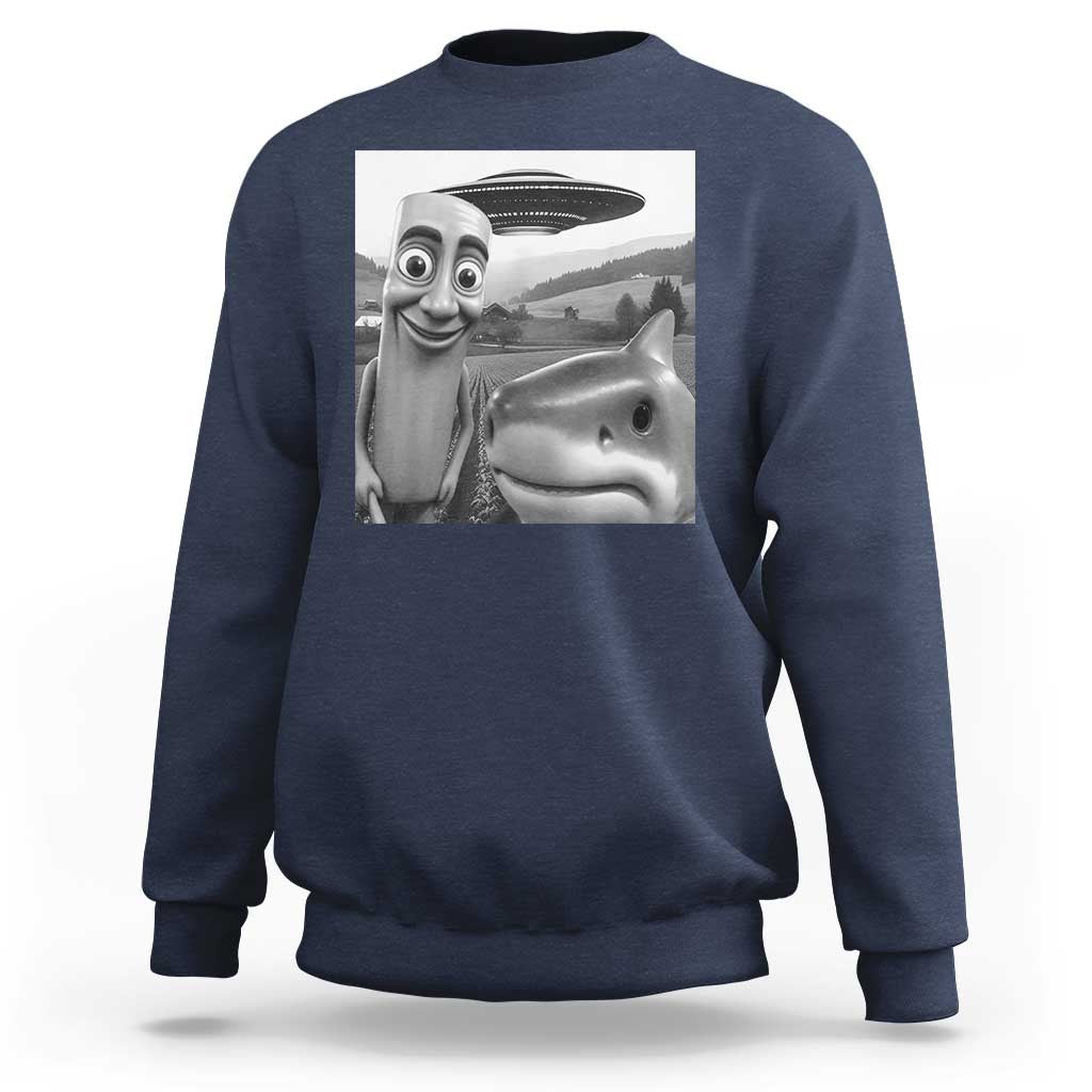 Funny Italian Brainrot Meme Sweatshirt Funny Tung Tung Tung Sahur Tralalero Tralala Selfie