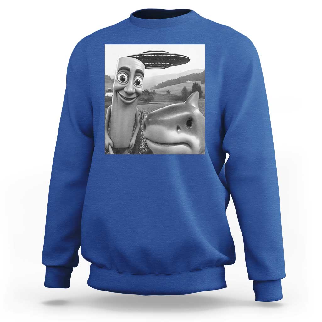 Funny Italian Brainrot Meme Sweatshirt Funny Tung Tung Tung Sahur Tralalero Tralala Selfie