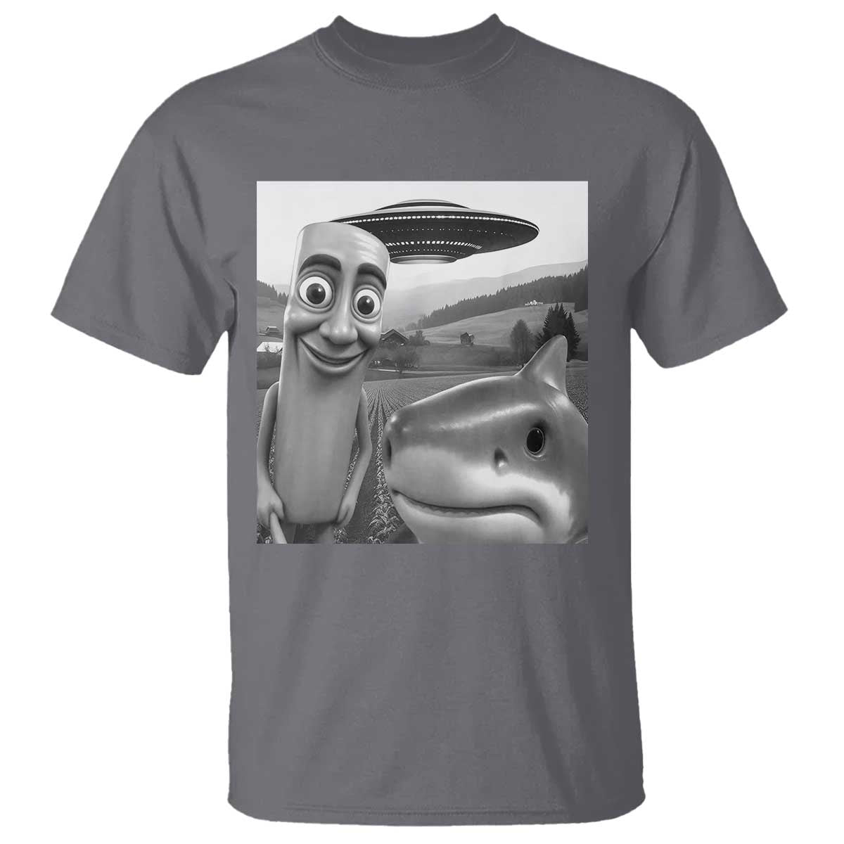Funny Italian Brainrot Meme T Shirt Funny Tung Tung Tung Sahur Tralalero Tralala Selfie