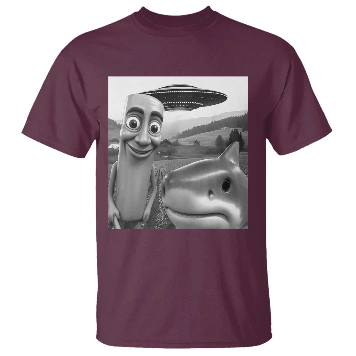 Funny Italian Brainrot Meme T Shirt Funny Tung Tung Tung Sahur Tralalero Tralala Selfie