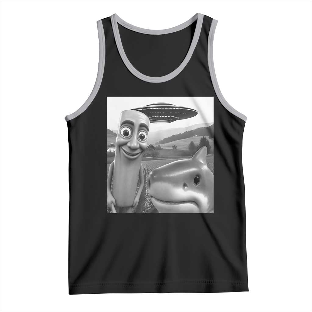 Funny Italian Brainrot Meme Tank Top Funny Tung Tung Tung Sahur Tralalero Tralala Selfie