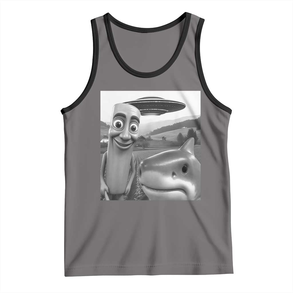 Funny Italian Brainrot Meme Tank Top Funny Tung Tung Tung Sahur Tralalero Tralala Selfie