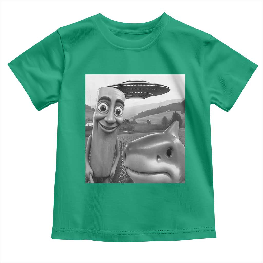 Funny Italian Brainrot Meme Toddler T Shirt Funny Tung Tung Tung Sahur Tralalero Tralala Selfie