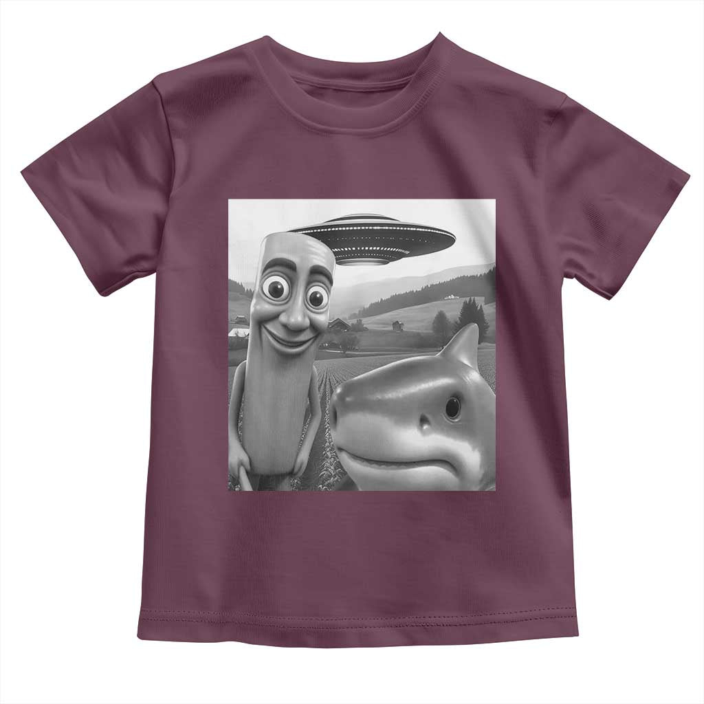 Funny Italian Brainrot Meme Toddler T Shirt Funny Tung Tung Tung Sahur Tralalero Tralala Selfie
