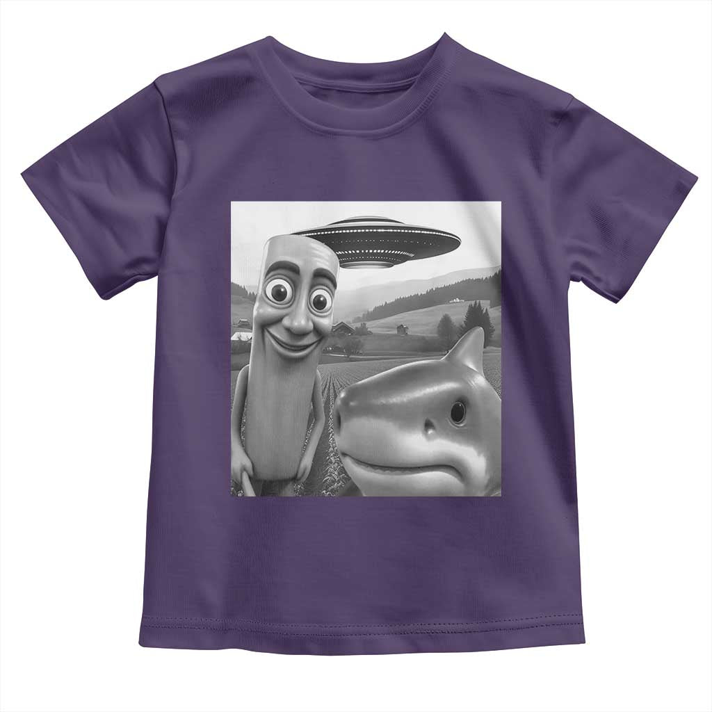 Funny Italian Brainrot Meme Toddler T Shirt Funny Tung Tung Tung Sahur Tralalero Tralala Selfie