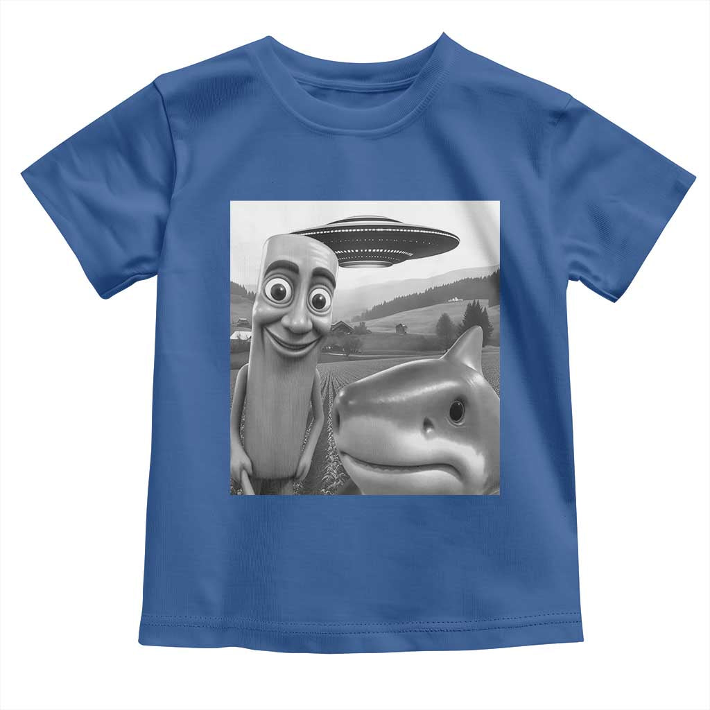 Funny Italian Brainrot Meme Toddler T Shirt Funny Tung Tung Tung Sahur Tralalero Tralala Selfie