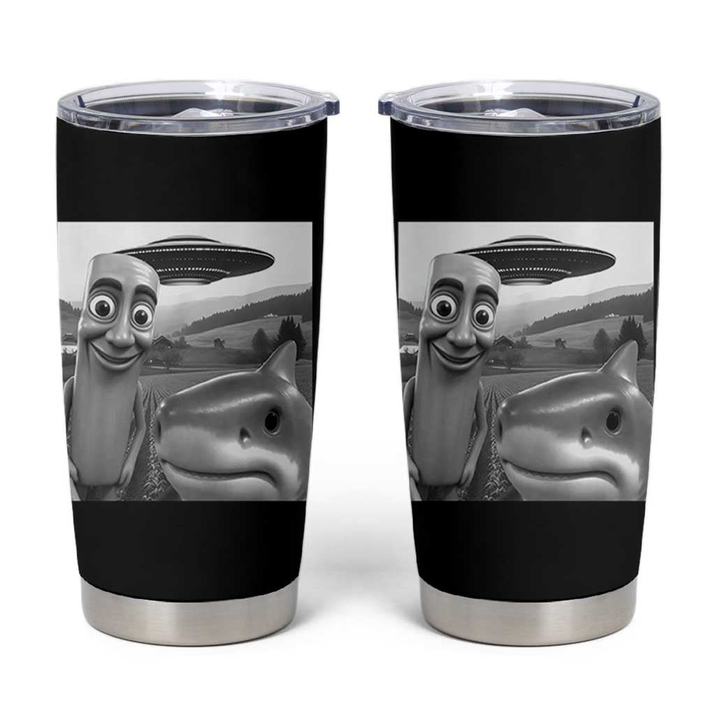 Funny Italian Brainrot Meme Tumbler Cup Funny Tung Tung Tung Sahur Tralalero Tralala Selfie