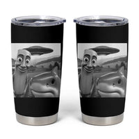 Funny Italian Brainrot Meme Tumbler Cup Funny Tung Tung Tung Sahur Tralalero Tralala Selfie