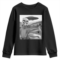 Funny Italian Brainrot Meme Youth Sweatshirt Funny Tung Tung Tung Sahur Tralalero Tralala Selfie
