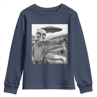 Funny Italian Brainrot Meme Youth Sweatshirt Funny Tung Tung Tung Sahur Tralalero Tralala Selfie