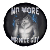 Funny Alpha Wolf Spare Tire Cover No More Mr Nice Guy Unhinged Brainrot Meme Vintage Bootleg - Wonder Print Shop