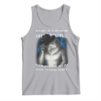 Funny Alpha Wolf Tank Top No More Mr Nice Guy Unhinged Brainrot Meme Vintage Bootleg - Wonder Print Shop