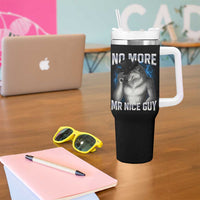 Funny Alpha Wolf Tumbler With Handle No More Mr Nice Guy Unhinged Brainrot Meme Vintage Bootleg - Wonder Print Shop