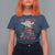 Motorcycle Biker Santa Christmas T Shirt For Women Oh What Fun It is To Ride - Wonder Print Shop