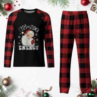 Santa Plaid Pajama Set Big Nick Energy - Wonder Print Shop