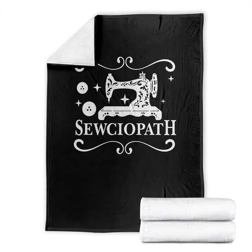 Sewing Lover Throw Blanket Sewciopath Quilter Gift