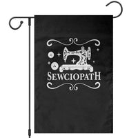Sewing Lover Garden Flag Sewciopath Quilter Gift