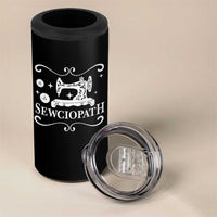 Sewing Lover 4 in 1 Can Cooler Tumbler Sewciopath Quilter Gift
