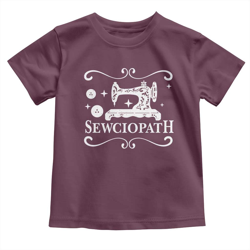 Sewing Lover Toddler T Shirt Sewciopath Quilter Gift