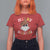 Christmas Cowboy T Shirt For Women Vintage 90s Western Groovy Santa Claus Xmas Vibes - Wonder Print Shop