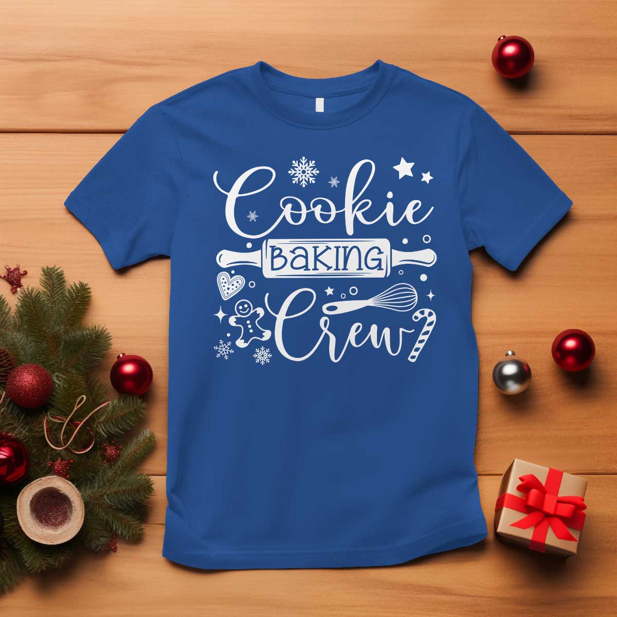 Family Baking Team T Shirt Funny Cookie Christmas Cookie Baking Crew - Wonder Print Shop