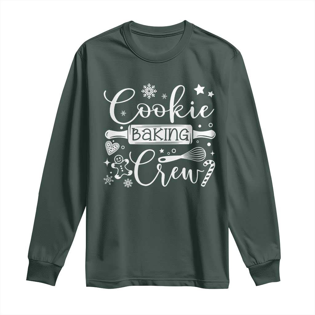 Family Baking Team Long Sleeve Shirt Funny Cookie Christmas Cookie Baking Crew