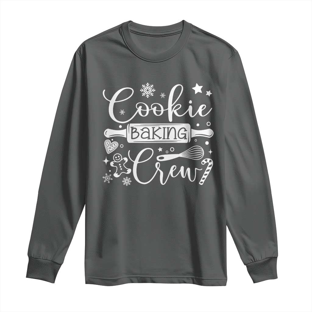 Family Baking Team Long Sleeve Shirt Funny Cookie Christmas Cookie Baking Crew