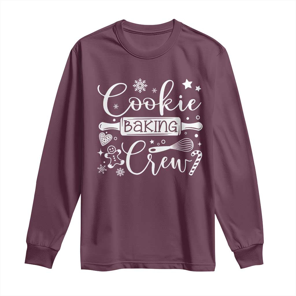 Family Baking Team Long Sleeve Shirt Funny Cookie Christmas Cookie Baking Crew