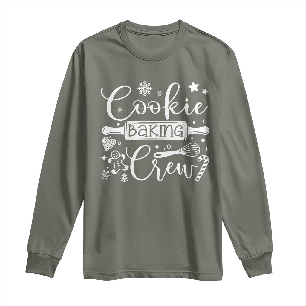Family Baking Team Long Sleeve Shirt Funny Cookie Christmas Cookie Baking Crew