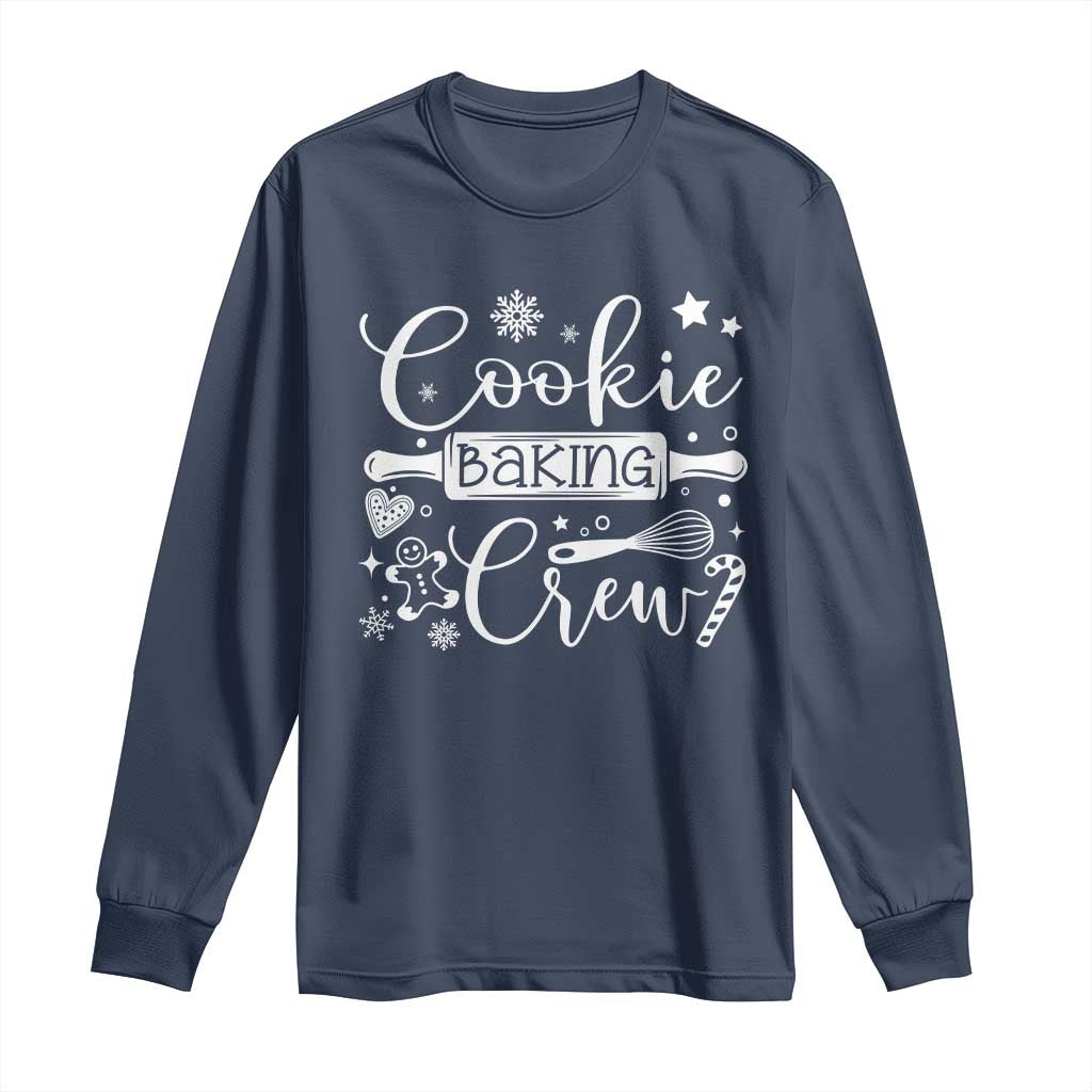 Family Baking Team Long Sleeve Shirt Funny Cookie Christmas Cookie Baking Crew