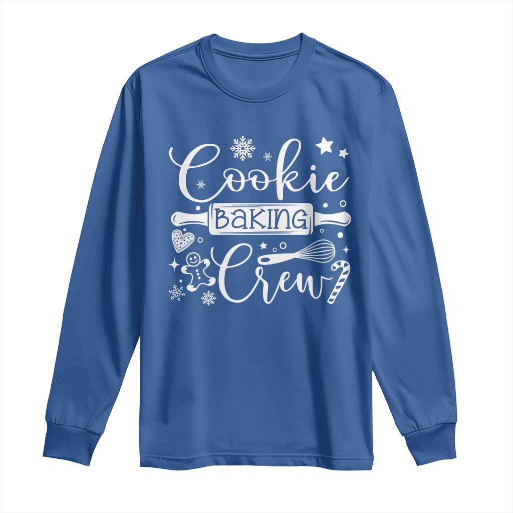 Family Baking Team Long Sleeve Shirt Funny Cookie Christmas Cookie Baking Crew