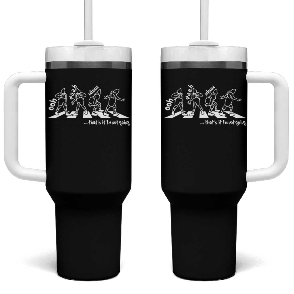 Funny Christmas Grin Tumbler With Handle Thats It Im Not Going - Wonder Print Shop