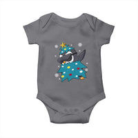 Christmas Penguin Baby Onesie Funny Animals Xmas Tree Lights Boys Kids
