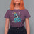 Christmas Penguin T Shirt For Women Funny Animals Xmas Tree Lights Boys Kids - Wonder Print Shop