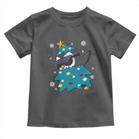 Christmas Penguin Toddler T Shirt Funny Animals Xmas Tree Lights Boys Kids