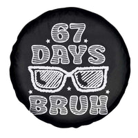 Bruh 67 Days of School Spare Tire Cover Funny Six Seven 6 7 Teen Gen Z Alpha Meme Teacher - Wonder Print Shop