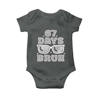 Bruh 67 Days of School Baby Onesie Funny Six Seven 6 7 Teen Gen Z Alpha Meme Teacher - Wonder Print Shop