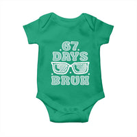 Bruh 67 Days of School Baby Onesie Funny Six Seven 6 7 Teen Gen Z Alpha Meme Teacher - Wonder Print Shop