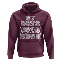 Bruh 67 Days of School Hoodie Funny Six Seven 6 7 Teen Gen Z Alpha Meme Teacher - Wonder Print Shop